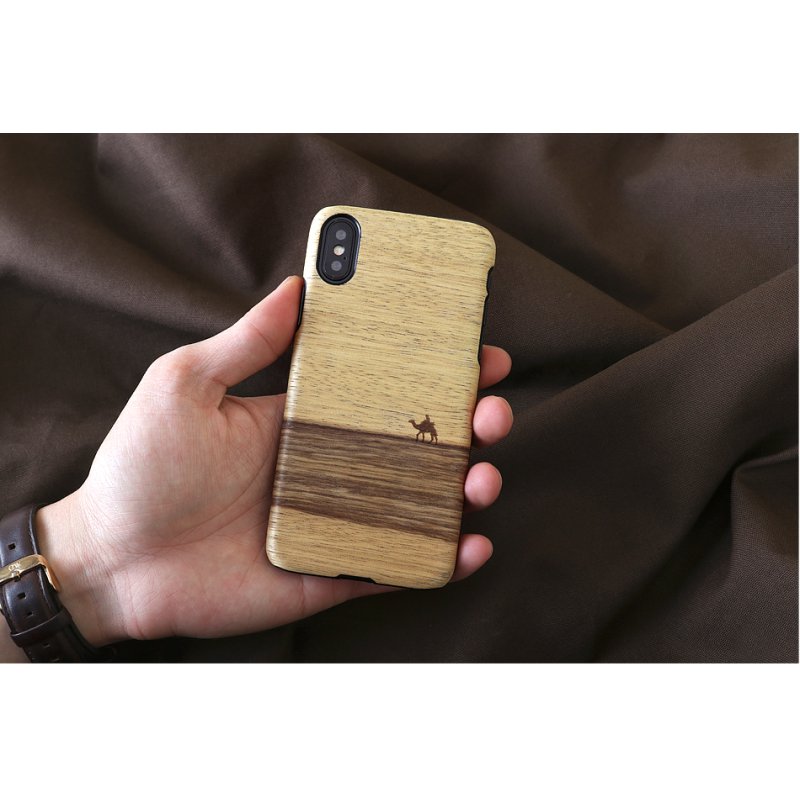 MAN&WOOD SmartPhone case iPhone X/XS terra black