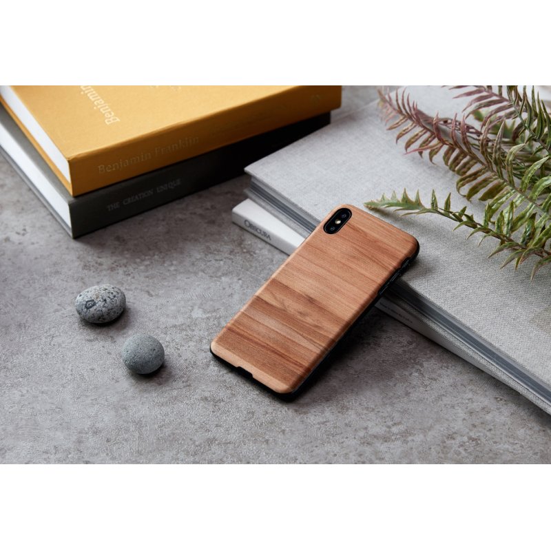 MAN&WOOD SmartPhone case iPhone X/XS cappuccino black