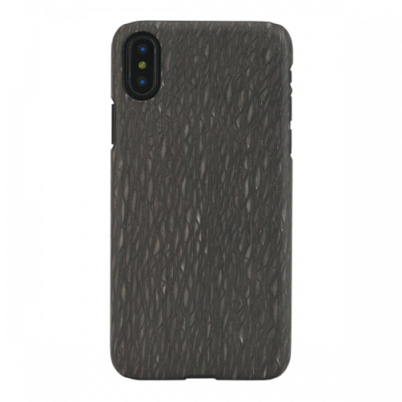MAN&WOOD SmartPhone case iPhone X/XS carbalho black
