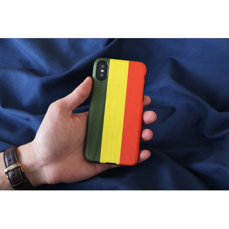 MAN&WOOD SmartPhone case iPhone X/XS reggae black