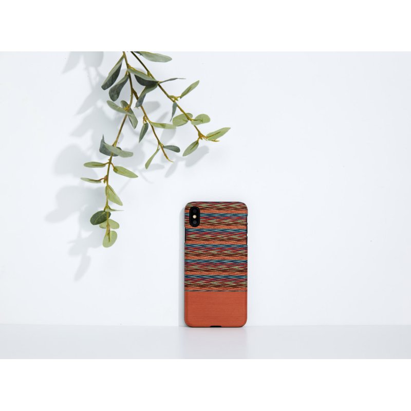 MAN&WOOD SmartPhone case iPhone X/XS browny check black