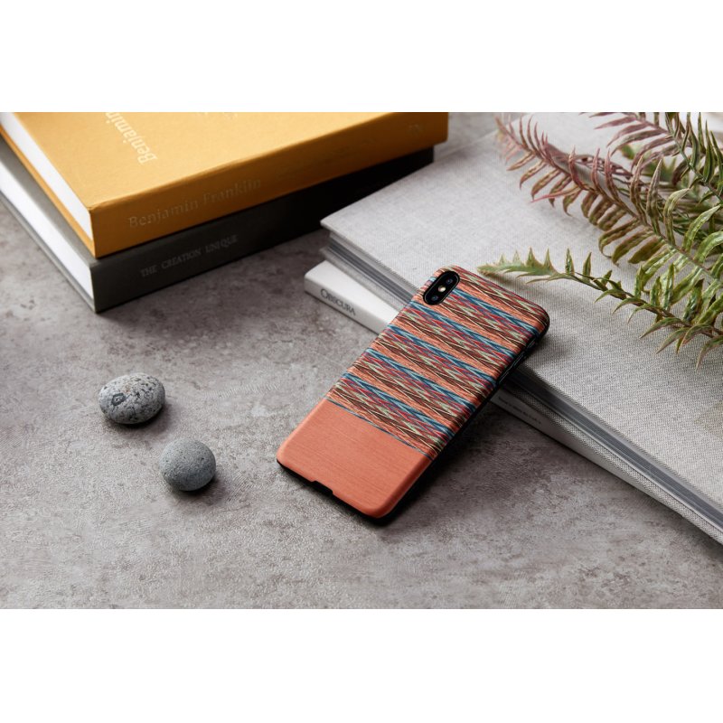 MAN&WOOD SmartPhone case iPhone X/XS browny check black