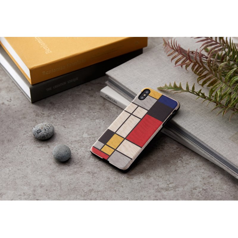 MAN&WOOD SmartPhone case iPhone X/XS modrian wood white