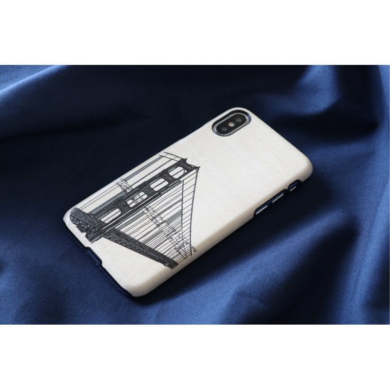 MAN&WOOD SmartPhone case iPhone X/XS hand bridge black