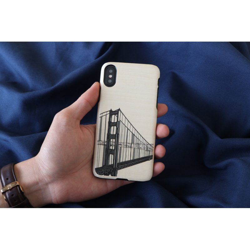 MAN&WOOD SmartPhone case iPhone X/XS hand bridge black