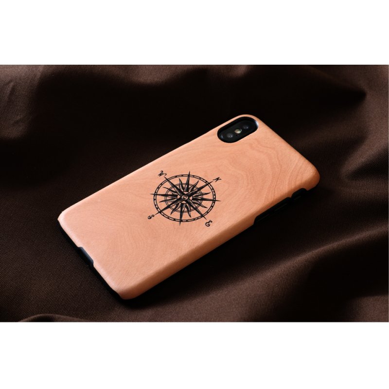 MAN&WOOD SmartPhone case iPhone X/XS compass black