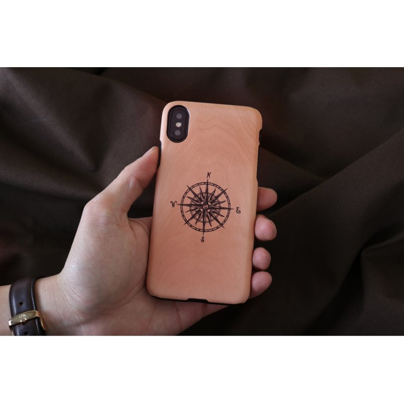 MAN&WOOD SmartPhone case iPhone X/XS compass black