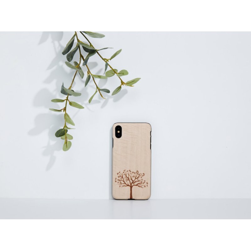 MAN&WOOD SmartPhone case iPhone X/XS apple tree black