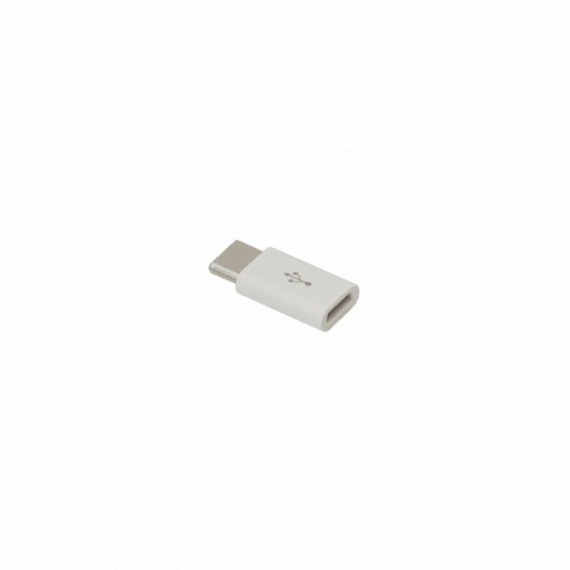 Sbox Micro USB 2.0 F. - TYPE C M. white AD.USB-C W
