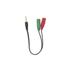 SBOX 35M-2X35F câble audio 0,2 m 3,5mm 2 x 3.5mm Noir