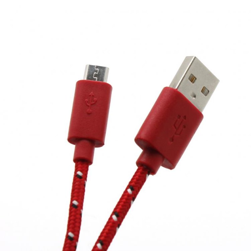 Sbox USB-Micro USB 1M USB-1031R red