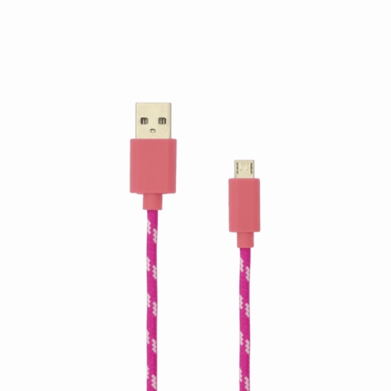 Sbox USB-Micro USB 1M USB-1031P pink