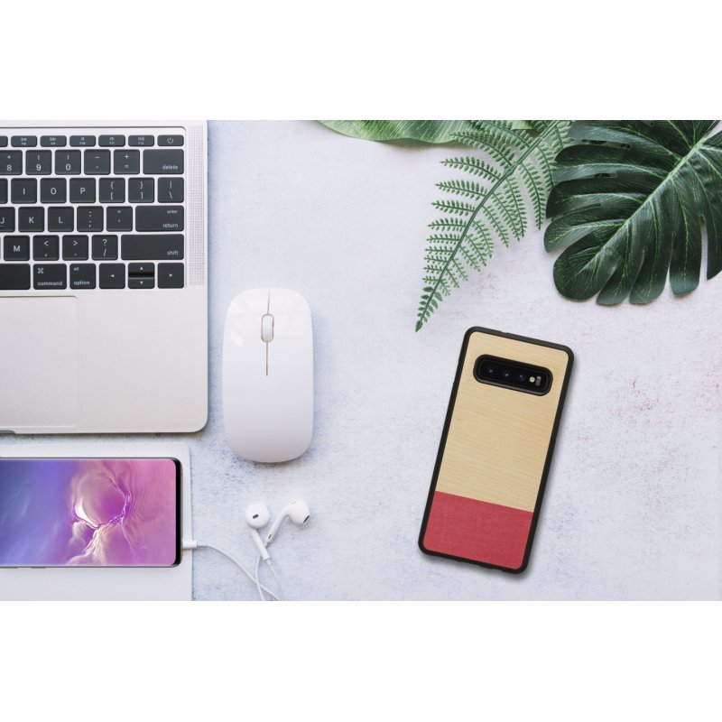 MAN&WOOD SmartPhone case Galaxy S10 miss match black