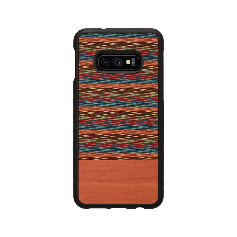 MAN&WOOD SmartPhone case Galaxy S10e browny check black