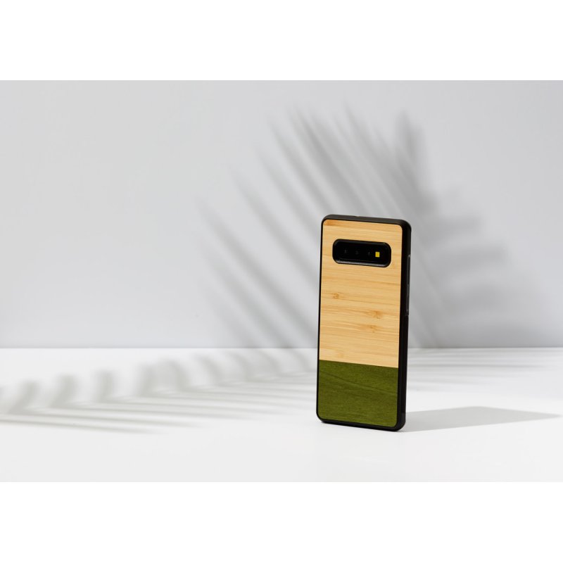 MAN&WOOD SmartPhone case Galaxy S10 Plus bamboo forest black