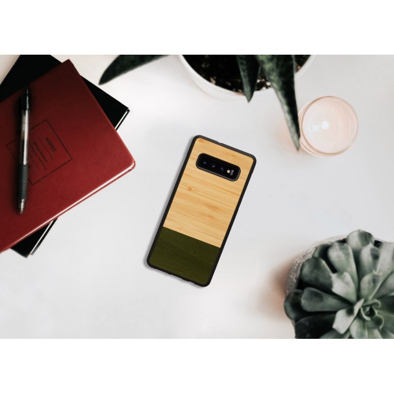 MAN&WOOD SmartPhone case Galaxy S10 Plus bamboo forest black