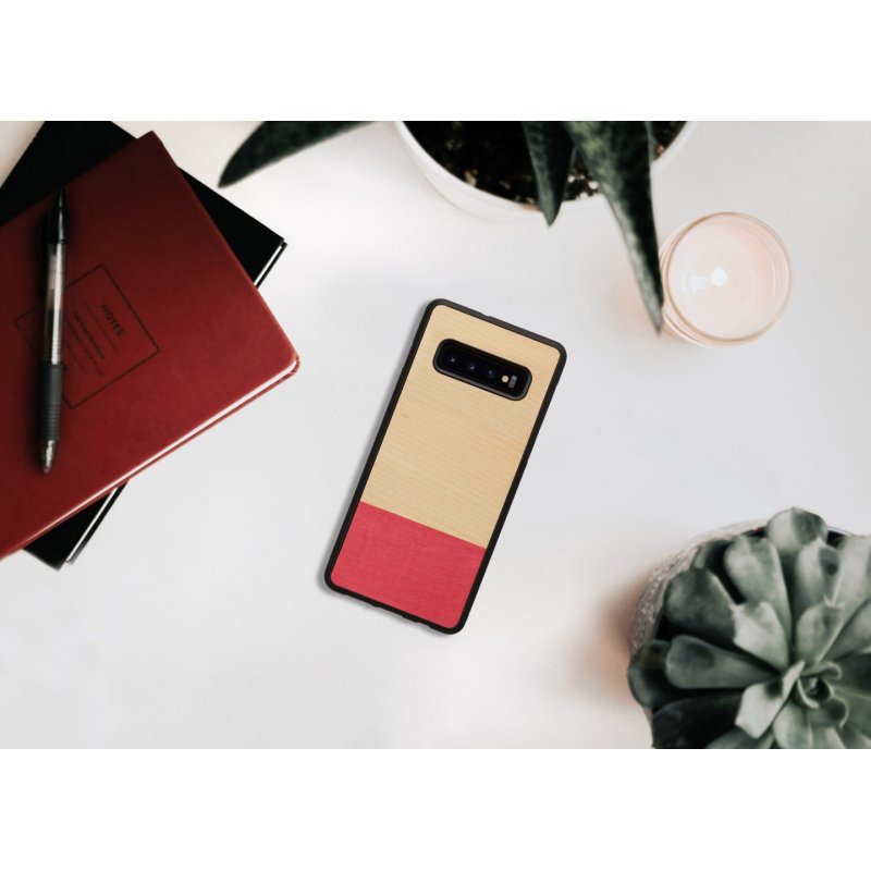 MAN&WOOD SmartPhone case Galaxy S10 Plus miss match black