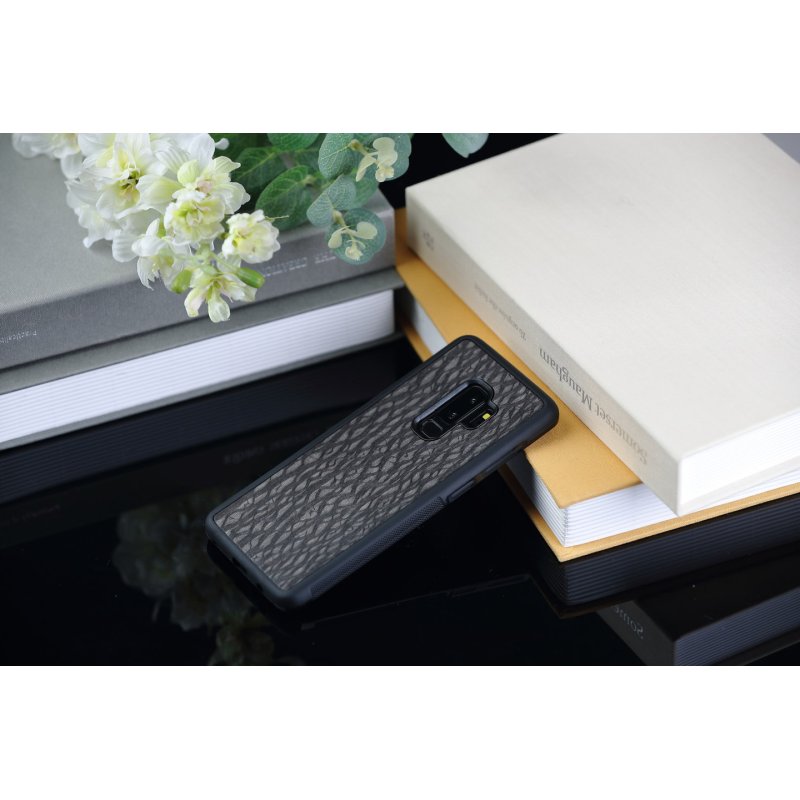 MAN&WOOD SmartPhone case Galaxy S9 Plus carbalho black