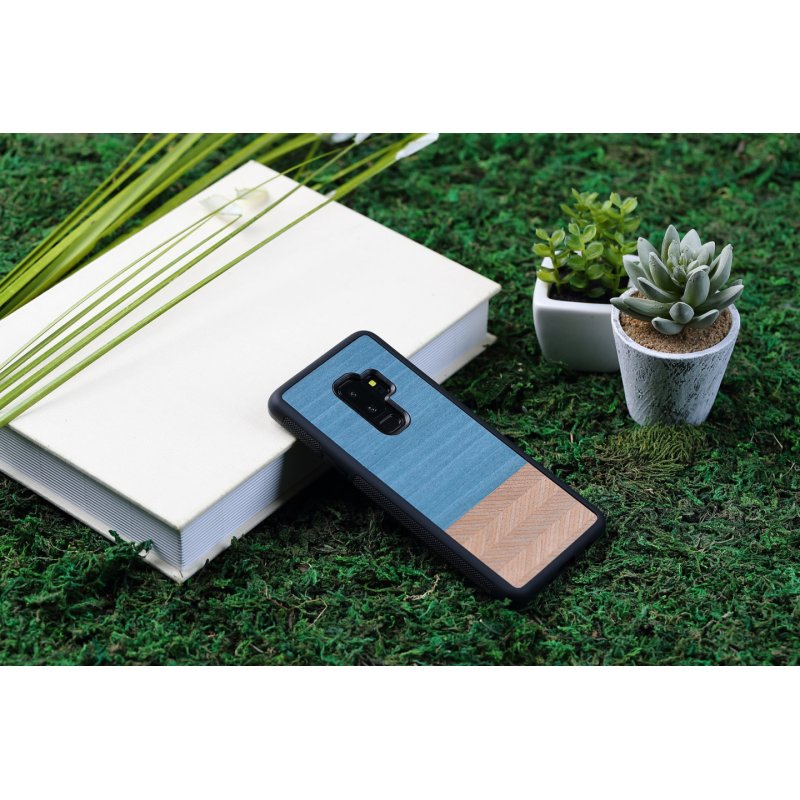 MAN&WOOD SmartPhone case Galaxy S9 Plus denim black