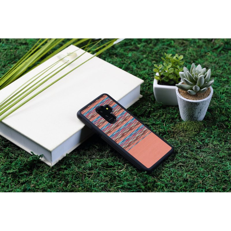 MAN&WOOD SmartPhone case Galaxy S9 Plus browny check black