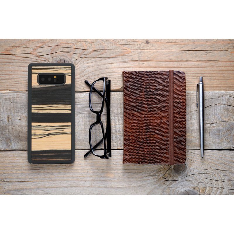 MAN&WOOD SmartPhone case Galaxy Note 8 white ebony black