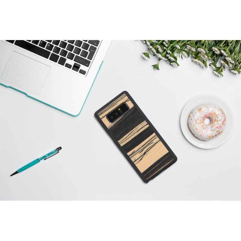 MAN&WOOD SmartPhone case Galaxy Note 8 white ebony black