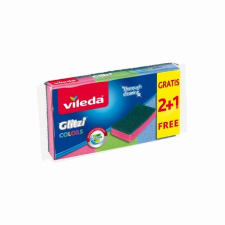 Vileda Glitzicon Fiber Sponges 21 V24