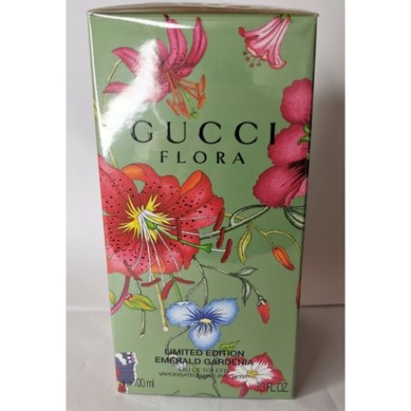 Gucci Flora Smaragd Gardenia Eau de Toilette EDT Limited Edition 3.3 Ounces 100ml