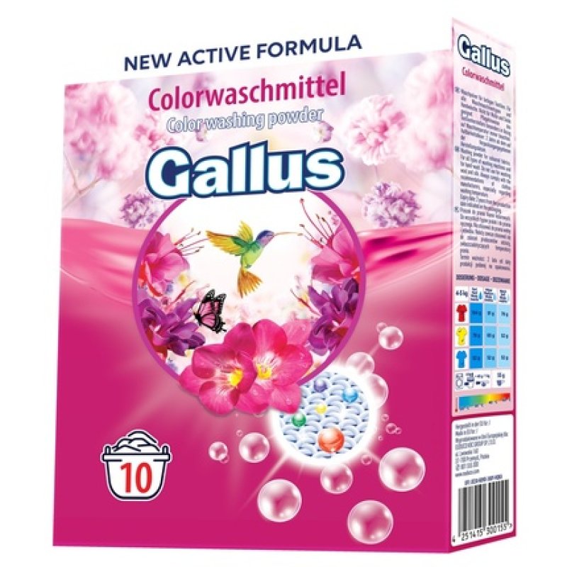 Chemia R Gallus Laundry Powder 10 Washes Color 650 G