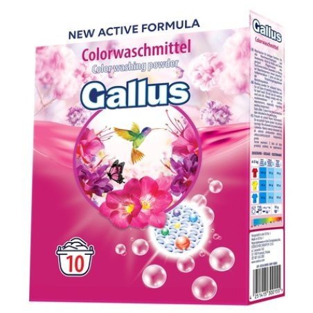 Chemia R Gallus Laundry Powder 10 Washes Color 650 G