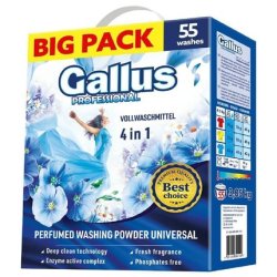 Chemia R Gallus Professional Laundry Powder 4 In 1 55 Washes Universal 305 Kg