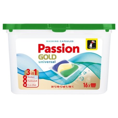 Chemia R Passion Gold 3in1 Universal Laundry Capsules 16 Pieces
