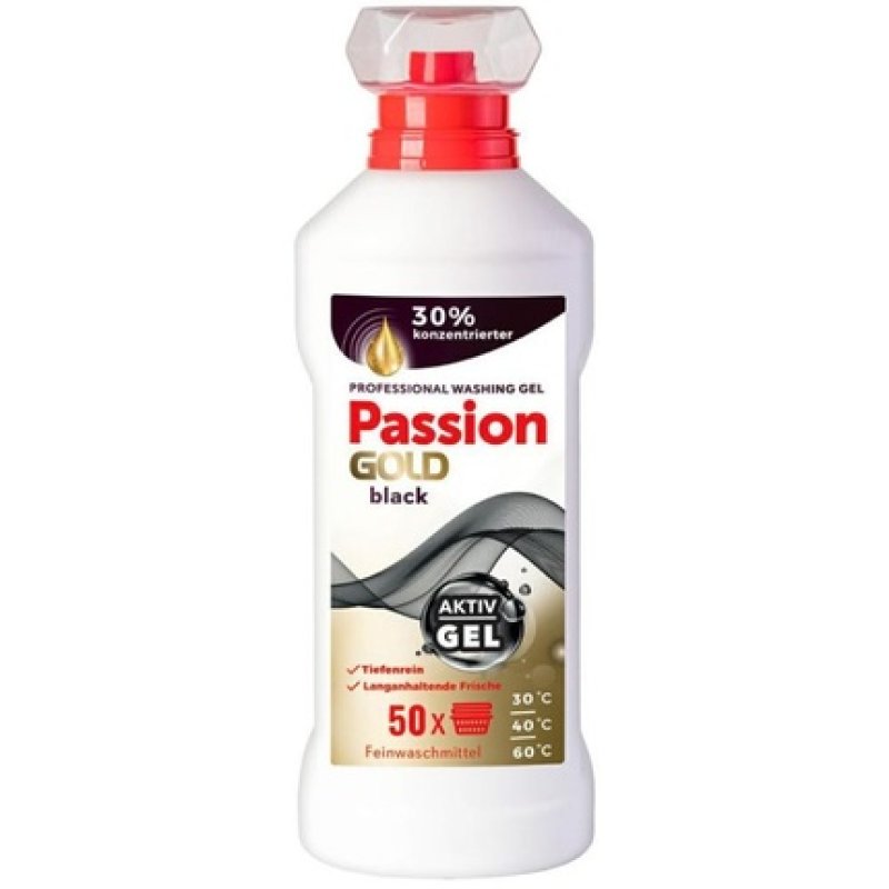 Passion Gold Black Liquid Detergent 2l For 50 Washes