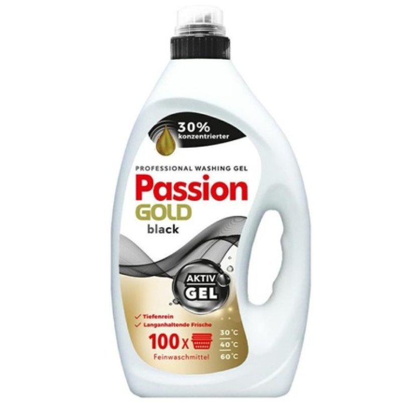 Passion Gold Black Washing Liquid Gel 4 Liters