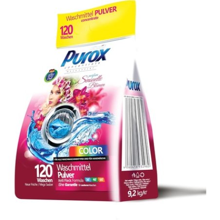 Purox Color Washing Powder Sensual Flowers 120 Wash Loads