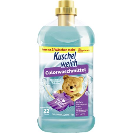 Kuschelweich Liquid Color Laundry Detergent Fresh Dream 22 Wash Loads