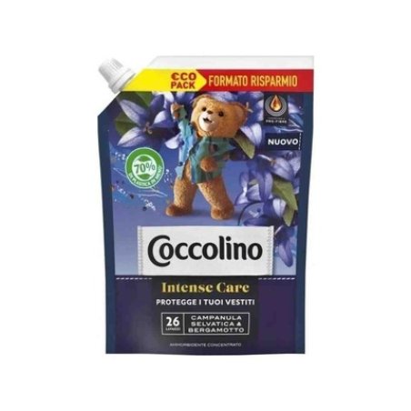 Coccolino Fabric Softener 600ml Intense Care With 26 Washes Campanula Selvatica & Bergamot