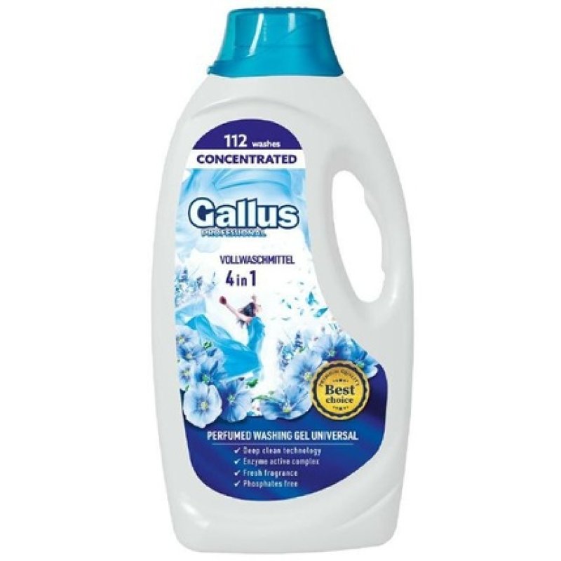 Chemia R Gallus Professional 4 In 1 Laundry Gel 112 Washes Universal 405 L