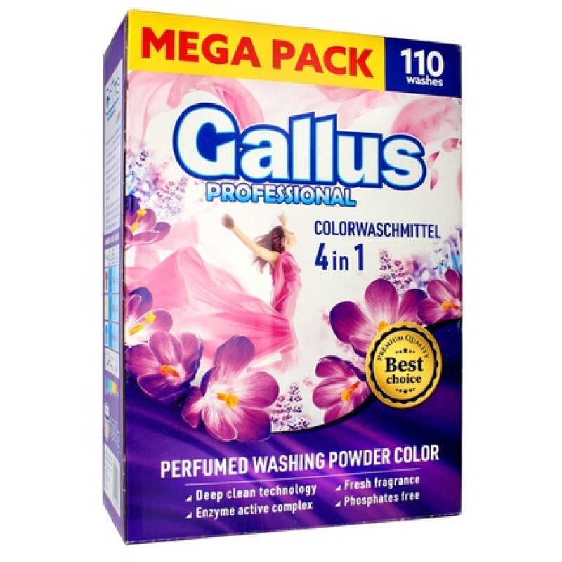Chemia R Gallus Professional Laundry Powder 4 In 1 110 Washes Color 605 Kg