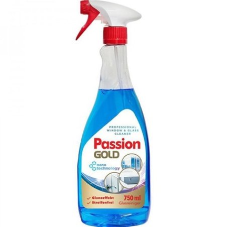 Passion Gold Glass Cleaner With Spirit Vinegar 750 Ml