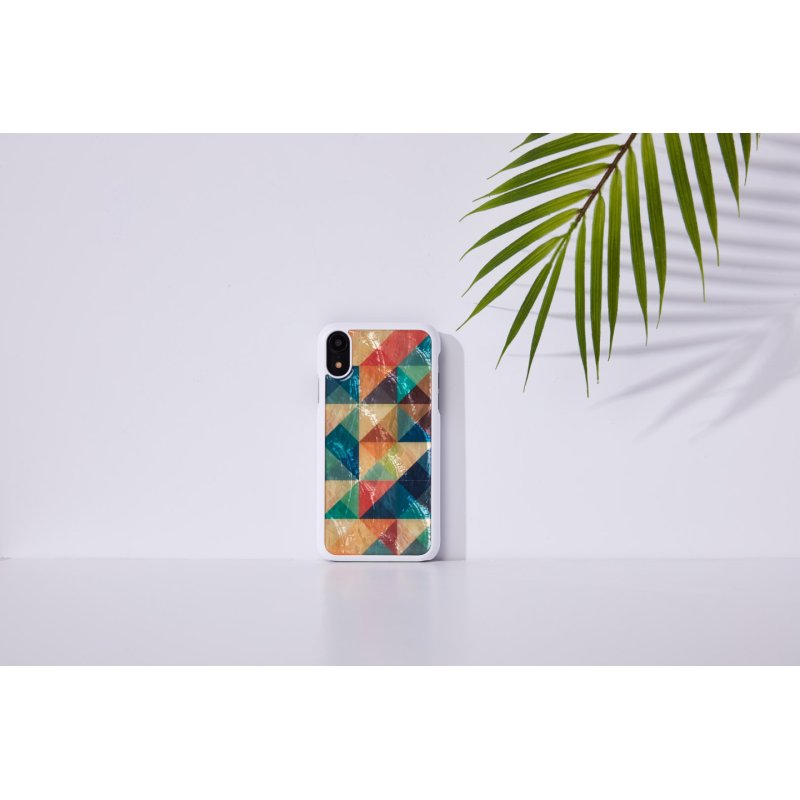 iKins SmartPhone case iPhone XR mosaic white
