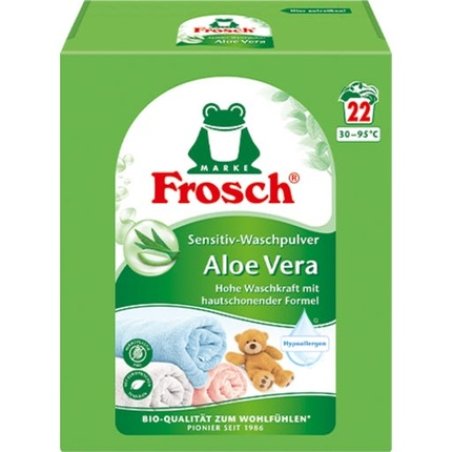 Frosch Laundry Detergent Powder Aloe Vera Sensitive 145 Kg