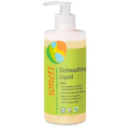 Sonett Organic Dishwashing Liquid With Lemongrass Essential Oil 300 Ml