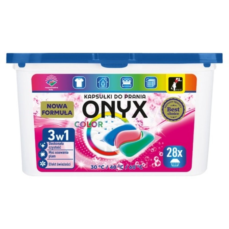 Ariel Onyx Color 3 In 1 Washing Capsule