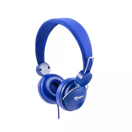 SBOX HS-736 Wired Head-band Music Blue