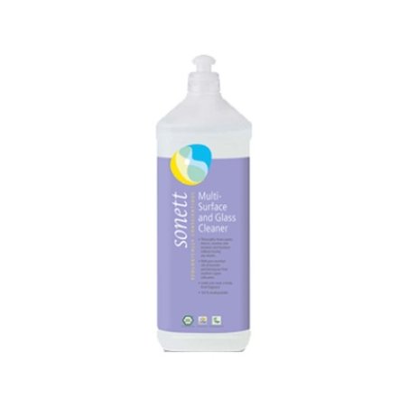 Sonett Organic Multi Surface And Glass Cleaner 1l Vegan