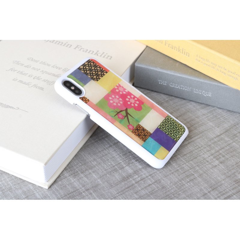 iKins SmartPhone case iPhone XS/S cherry blossom white