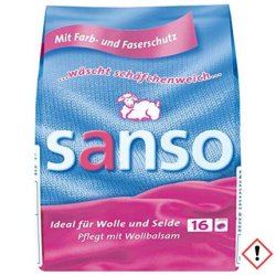 Sanso Wool Detergent Powder for Wool and Delicate Fabrics