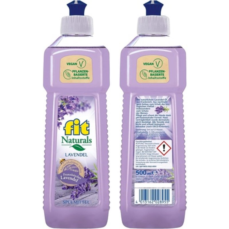 Fit Naturals French Lavender Scent Washing Up Liquid 500ml