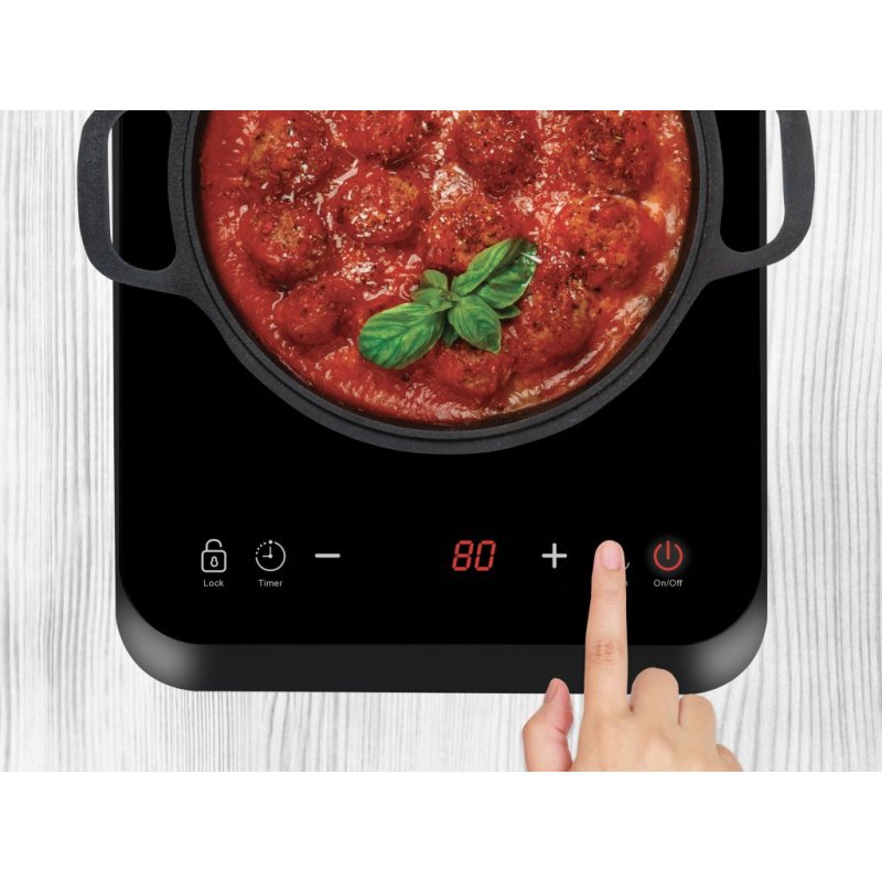 Beper BF.700 plaque Noir Comptoir 29 cm Plaque avec zone à induction 1 zone(s)